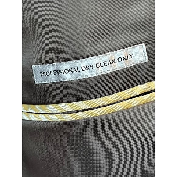 Jones New York Mens 100% Wool Blazer Coat Jacket Single Breasted Gray Size 42 - Picture 6 of 8